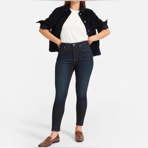 Everlane Women's High Rise Dark Blue Jeans